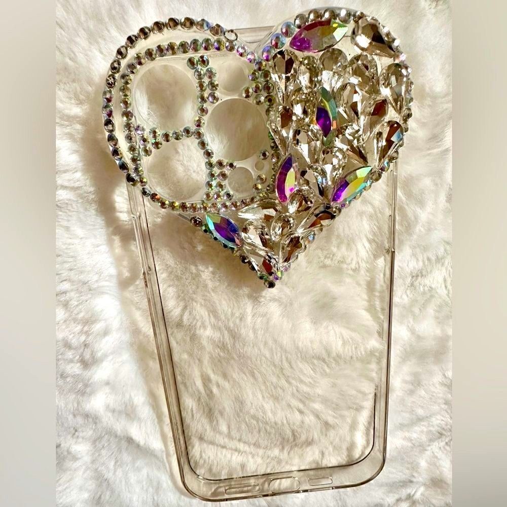 iPhone 14 Pro Max Clear Case 
Colour: Aurora borealis crystal
